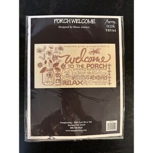 Imagination Porch Welcome Cross Stitch Kit Designed by Diane Arthurs 3122KTB3161